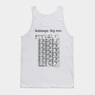 Babbage Difference Engine: Big Iron (black) Tank Top